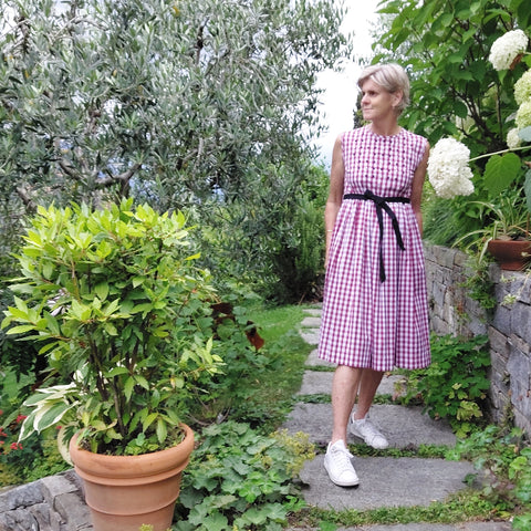 Dress ' Linette ' 1x1 Vichy Poplin