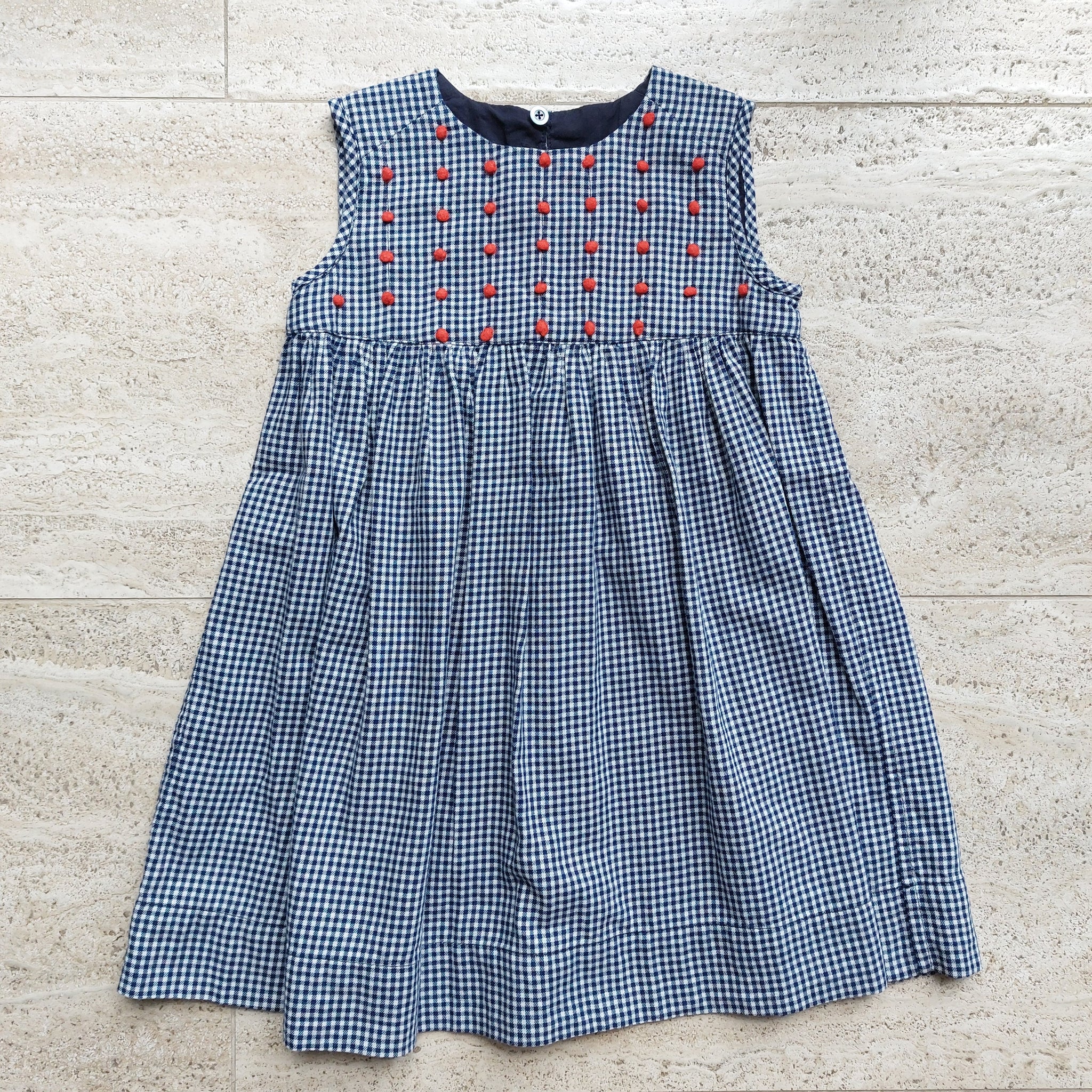 Sample Sale - Girls Dress 'Pallina' Cotton Flannel