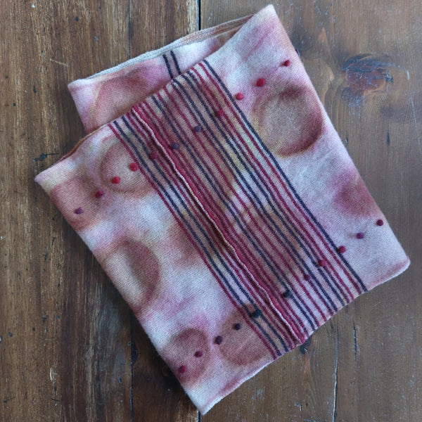 Scarf Infinity without fringes 'Giro Eco'  Beetroot