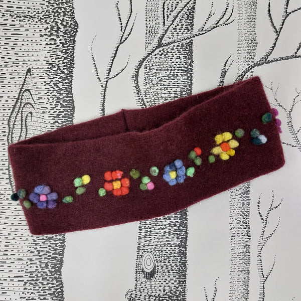 Womens Headband Rei Flowers Cashmere