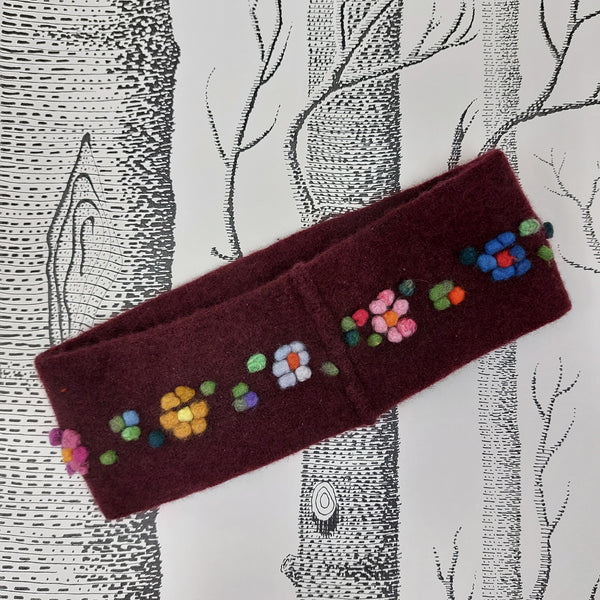 Womens Headband Rei Flowers Cashmere