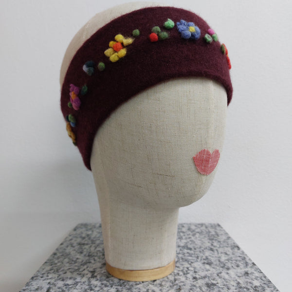 Womens Headband Rei Flowers Cashmere