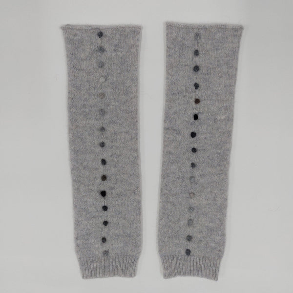 Cashmere mitts 'Polly Dots' Ready Delivery