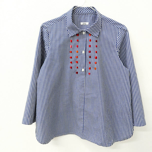 Womens shirt 'Ally 3/4 Dots ' Poplin