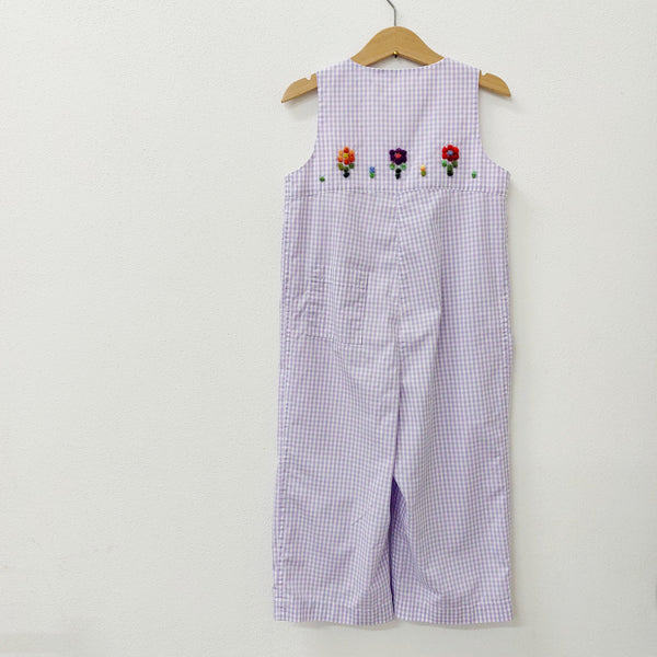 Childs dungarees 'Salto Flowers' Cotton Poplin