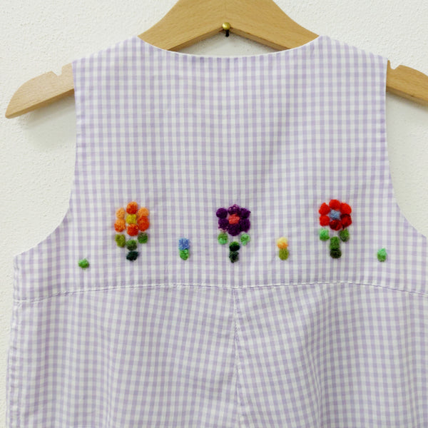 Childs dungarees 'Salto Flowers' Cotton Poplin