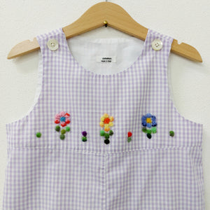 Childs dungarees 'Salto Flowers' Cotton Poplin