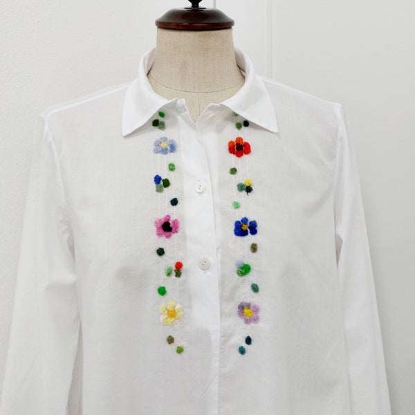 Womens shirt 'Ally 3/4 Flowers ' Batista