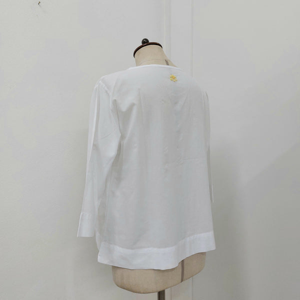 Sample Sale T-shirt 'Eva Flowers ' Cotton Batista