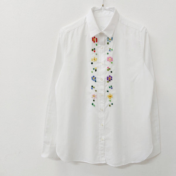 Sample Sale Shirt 'Micia Flowers' 100% Cotton Batista