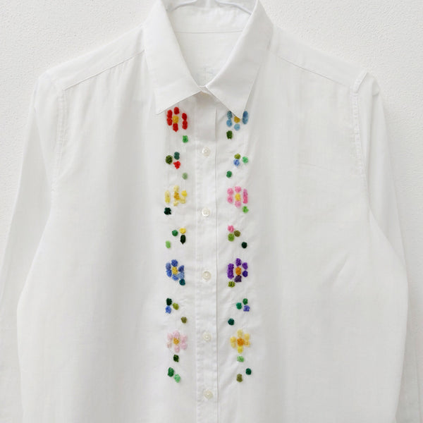 Sample Sale Shirt 'Micia Flowers' 100% Cotton Batista