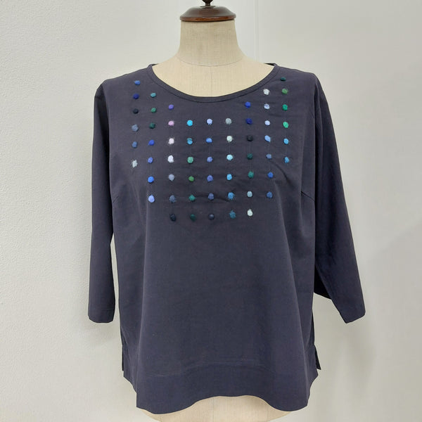 Sample Sale - T-shirt 'Eva Dots' Cotton Batista