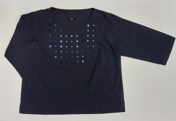 Sample Sale - T-shirt 'Eva Dots' Cotton Batista