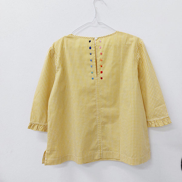 Sample Sale - T-shirt 'April Dots' Poplin Vichy