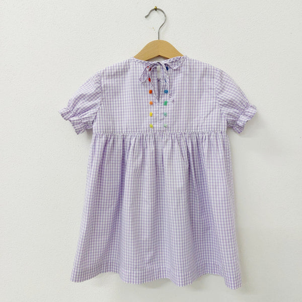 Sample sale - Girls dress 'Bollicina Dots' Cotton Poplin