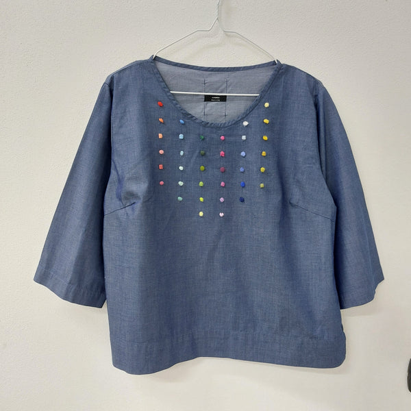 Sample Sale - T-shirt 'Eva Dots' Denim