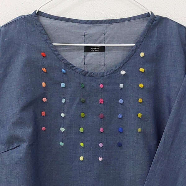 Sample Sale - T-shirt 'Eva Dots' Denim