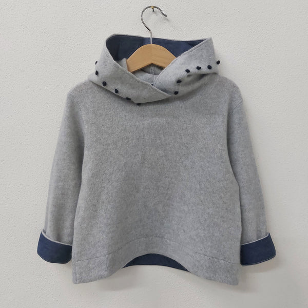 Sample Sale - Childs Cashmere Hoody 'Cappuccino'