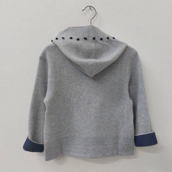 Sample Sale - Childs Cashmere Hoody 'Cappuccino'