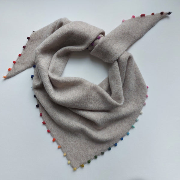 Womens Triangle scarf 'Patty' Cashmere