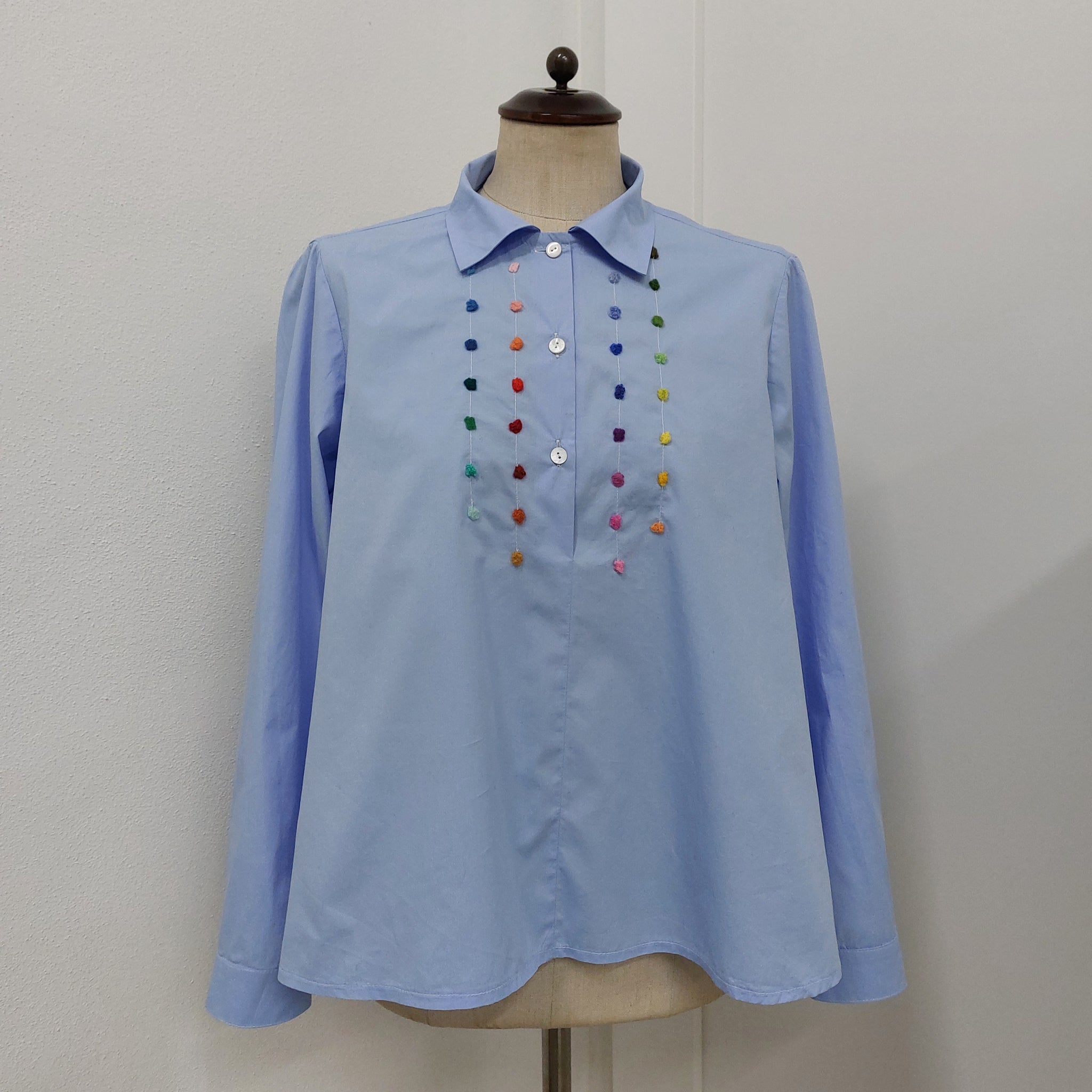 Womens shirt 'Ally ML Dots ' Poplin