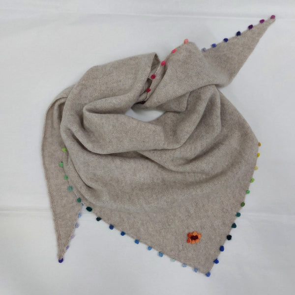 Womens Triangle scarf 'Patty' Cashmere