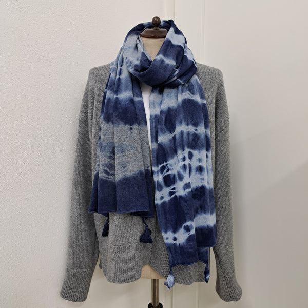 Sample Sale - Cashmere Scarf Tye-Dye 'Mani'