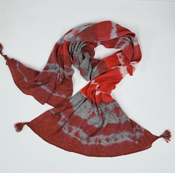 Sample Sale - Cashmere Scarf Tye-Dye 'Mani'