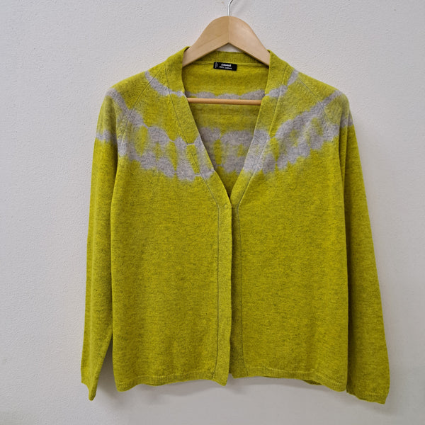 Cashmere Cardigan Elena - Tye-Dye Brights OEKO 100