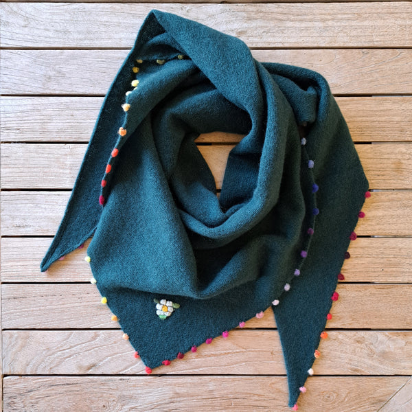 Cashmere Triangle scarf 'Patty'