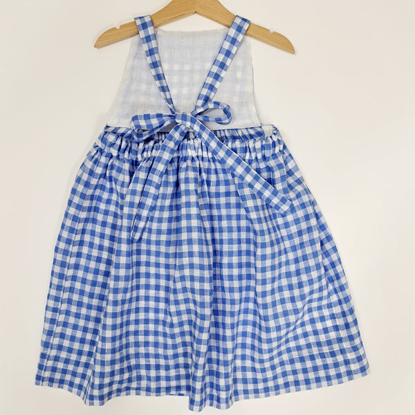 Girls dress 'Sole Flowers' Linen