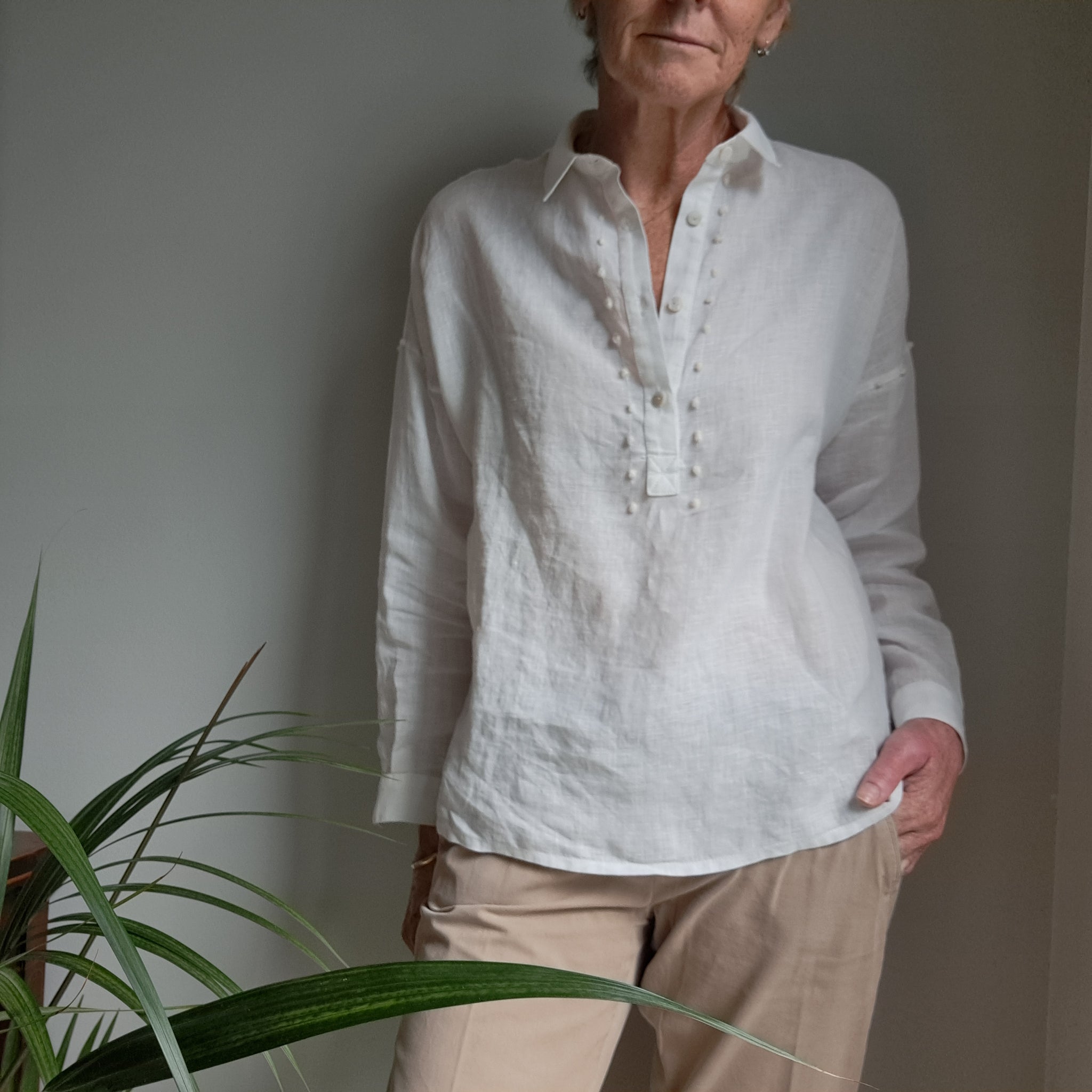 Shirt 'Dora Dots' Pergamena Linen