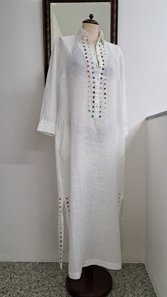Sample Sale - Shirt Dress in Light Linen