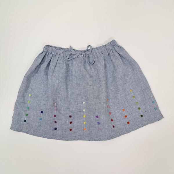 Saldo capi campioni Gonna per bambina 'Ruotina Dots' Lino