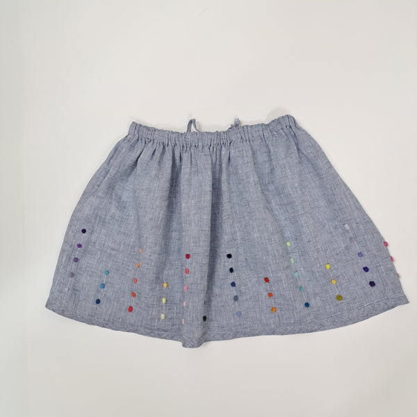 Saldo capi campioni Gonna per bambina 'Ruotina Dots' Lino