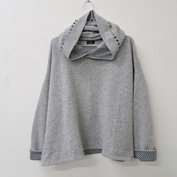 Cashmere Hoody 'Cally Dots '
