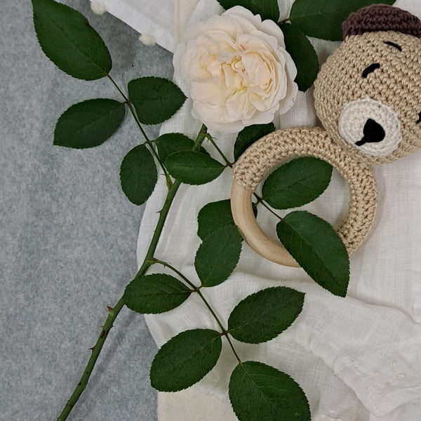 Baby Romper 'Topolino MC Flowers' Velvet Needlecord