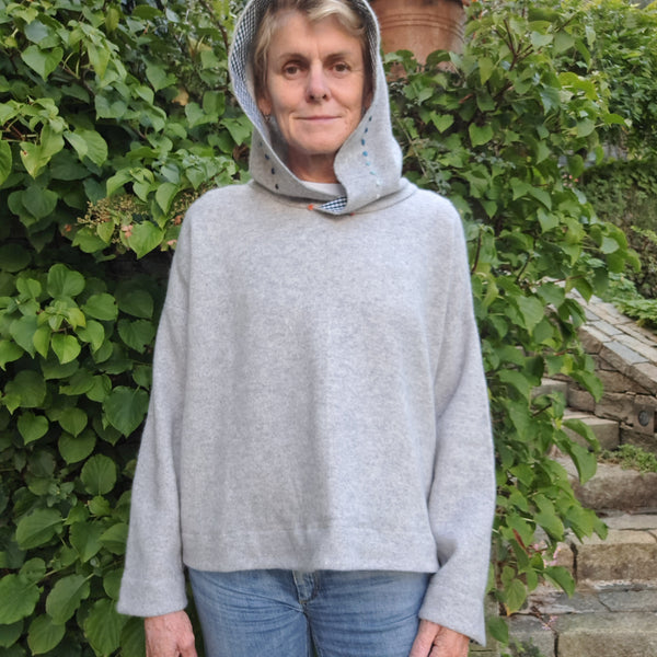 Cashmere Hoody 'Cally Dots '
