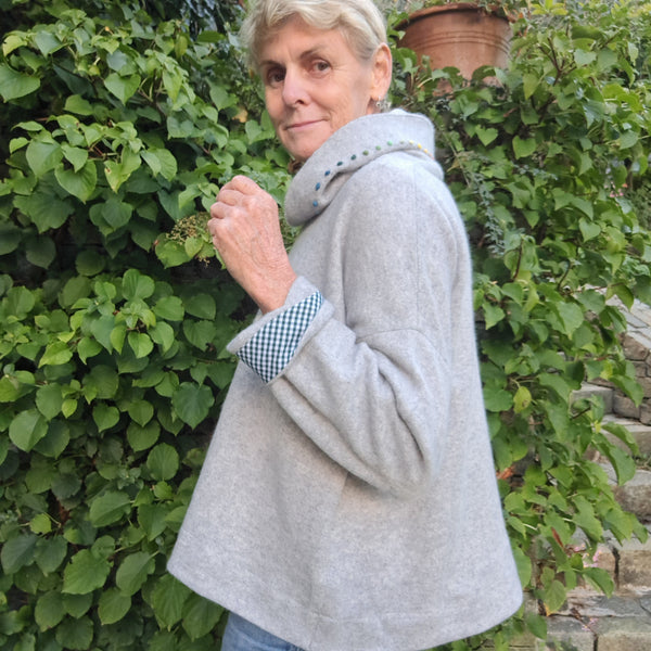 Cashmere Hoody 'Cally Dots '