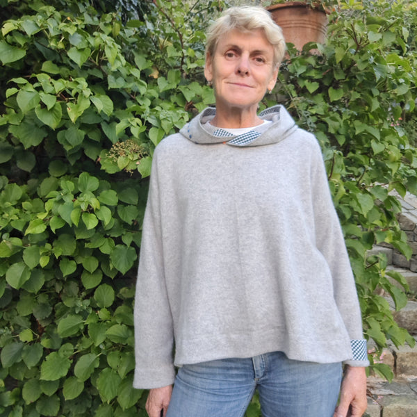 Cashmere Hoody 'Cally Dots '