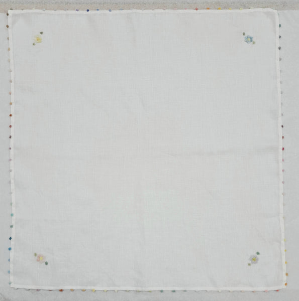 Baby Swaddle Dots & Flowers Pergamena linen