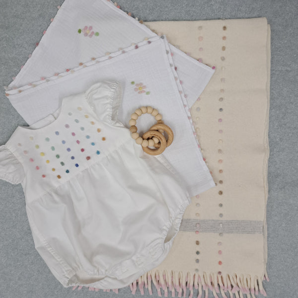 Baby Romper 'Topolino MC Dots' Cotton flannel