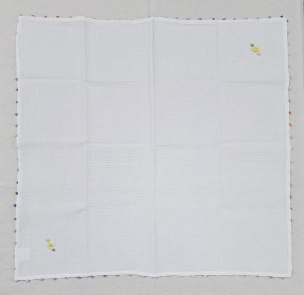 Muslin Dots & Flowers Double Cotton