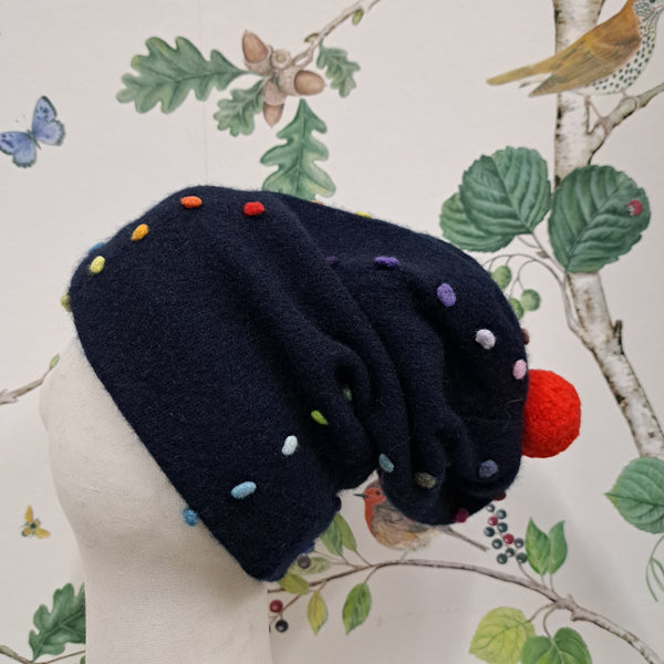 Sample sale - Childs Hat 'Bobble' Cashmere