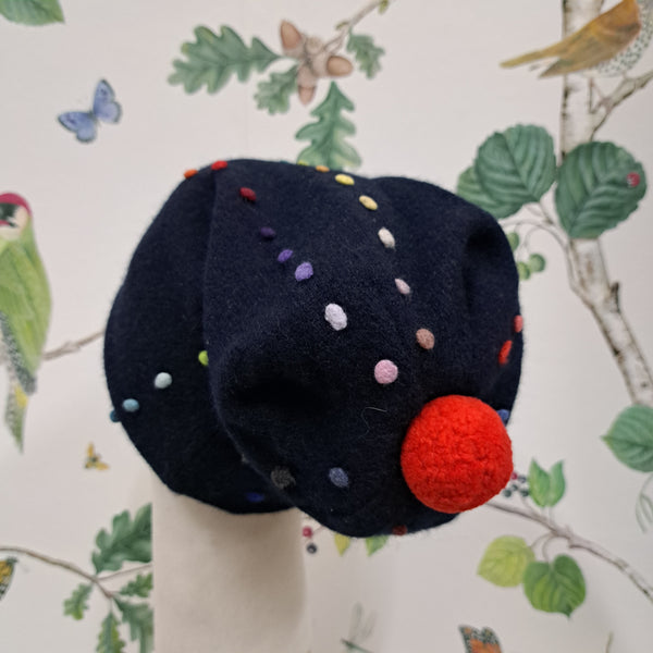 Sample sale - Childs Hat 'Bobble' Cashmere