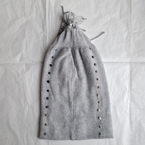 Sample Sale Reversible Womens Hat 'Fagiolo' Cashmere