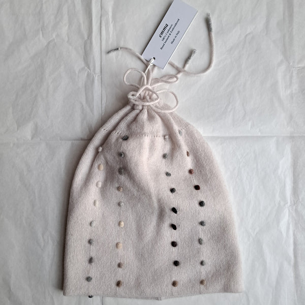 Sample Sale Reversible Womens Hat 'Fagiolo' Cashmere