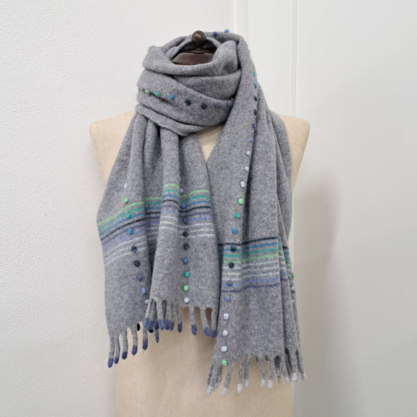 Sample Sale Scarf 'Frangia Rainbow' Cashmere