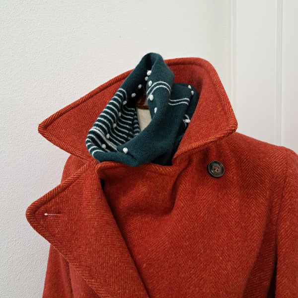 Sample Sale Cashmere Neck warmer 'Lola Graphic'