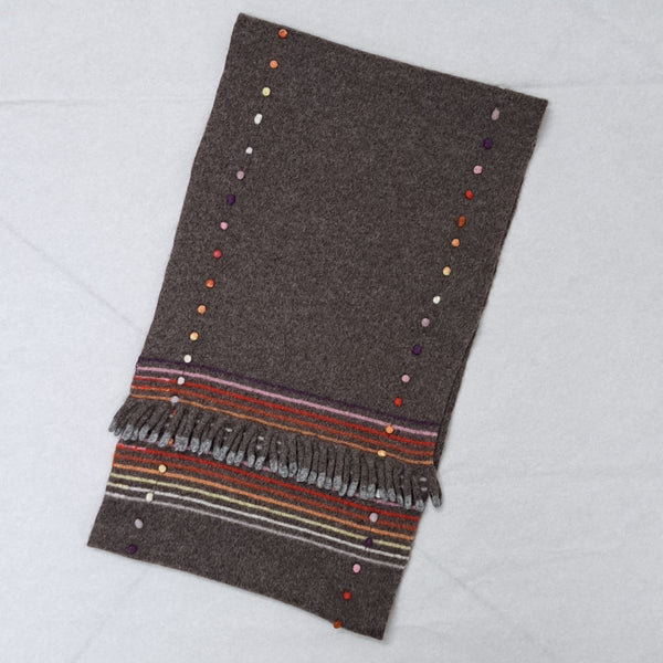 Sample Sale Cashmere Infinity Scarf 'Giro Rainbow Dots'